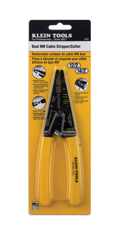 Klein Tools, Klein Tools Klein Kurve 14 Ga. 7.75 in. L Dual-Wire Cutter/Stripper