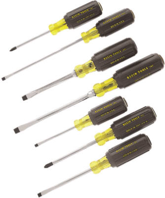 Klein Tools, Klein Tools Phillips/Slotted Screwdriver Set 7 pc