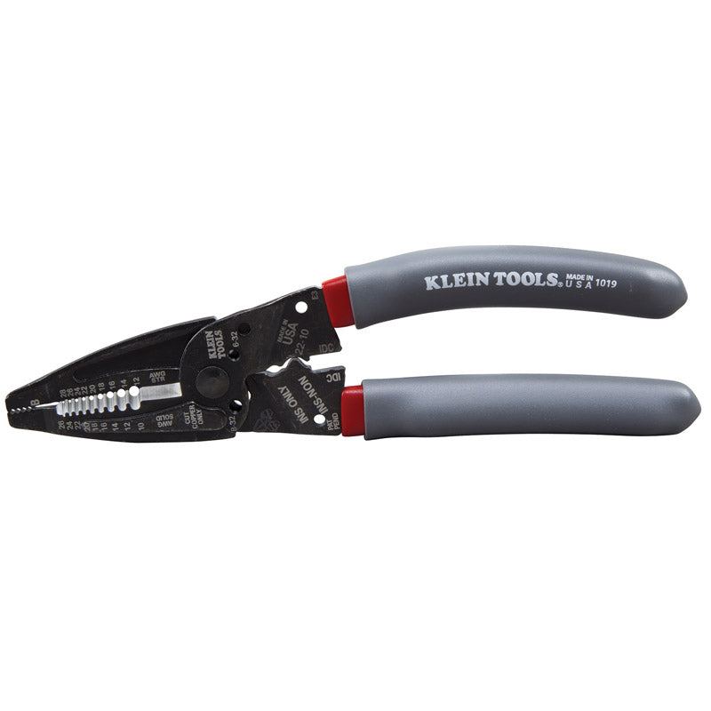 Klein Tools, Klein Tools Strips 10 - 26  solid and 12-28  stranded wire Ga. Crimper/Stripper