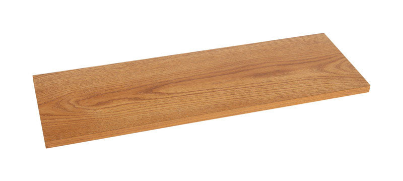 KNAPE & VOGT MFG CO, Knape & Vogt 10 in. H x 10 in. W x 24 in. D Oak Melatex Laminate/Particle Board Shelf