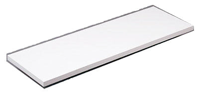 KNAPE & VOGT MFG CO, Knape & Vogt 10 in. H x 10 in. W x 24 in. D White Melatex Laminate/Particle Board Shelf