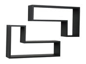 KNAPE & VOGT MFG CO, Knape & Vogt 12.5 in. H X 21 in. W X 5 in. D Black Wood Shelf Kit