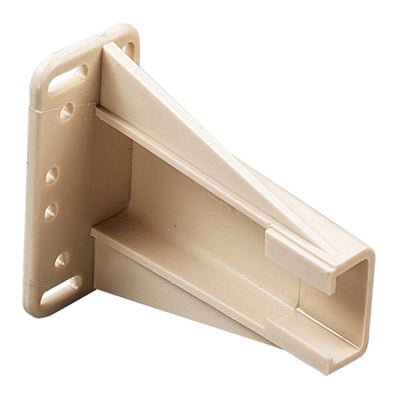 KNAPE & VOGT MFG CO, Knape & Vogt 2 in. L Plastic Full Extension Cabinet Track Rear Mounting Bracket 2 pk