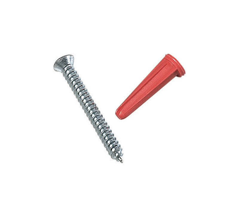 KNAPE & VOGT MFG CO, Knape & Vogt Zinc Regular Duty Shelf Screws 16 Ga. 1-1/2 in. L (Pack of 20)