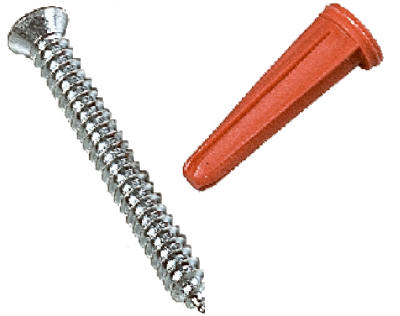 KNAPE & VOGT MFG CO, Knape & Vogt Zinc Regular Duty Shelf Screws 16 Ga. 1-1/2 in. L (Pack of 20)