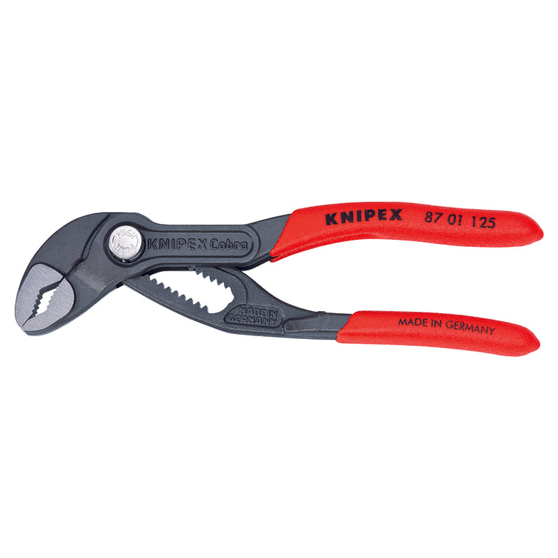 KNIPEX TOOLS LP, Knipex Cobra 5 in. Chrome Vanadium Steel Mini Water Pump Pliers Red 1 pk