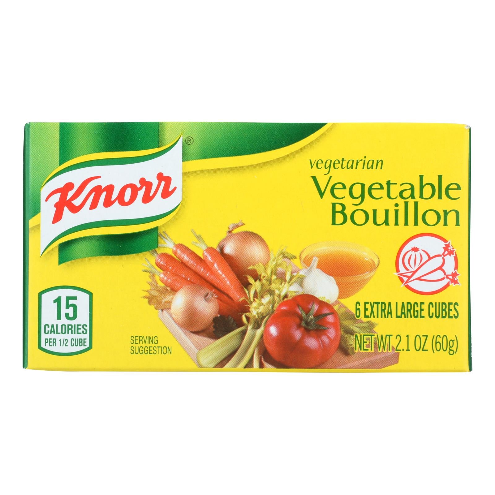 Knorr, Knorr Bouillon Cubes - Vegetable - Extra Large - 2.13 oz - Case of 24