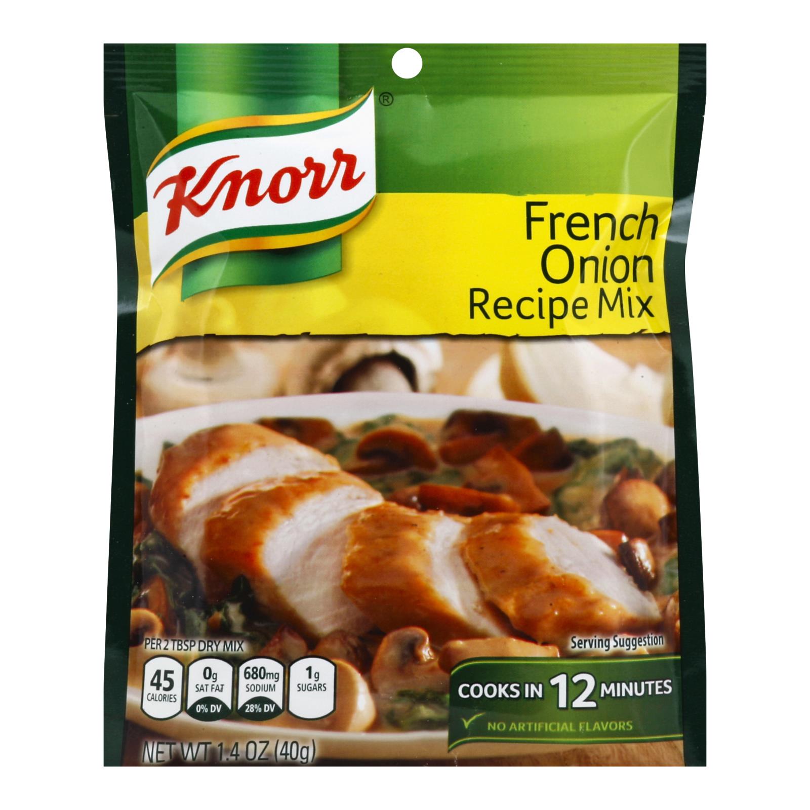 Knorr, Knorr Recipe Mixes - French Onion - Case of 12 - 1.4 oz. (Pack of 12)