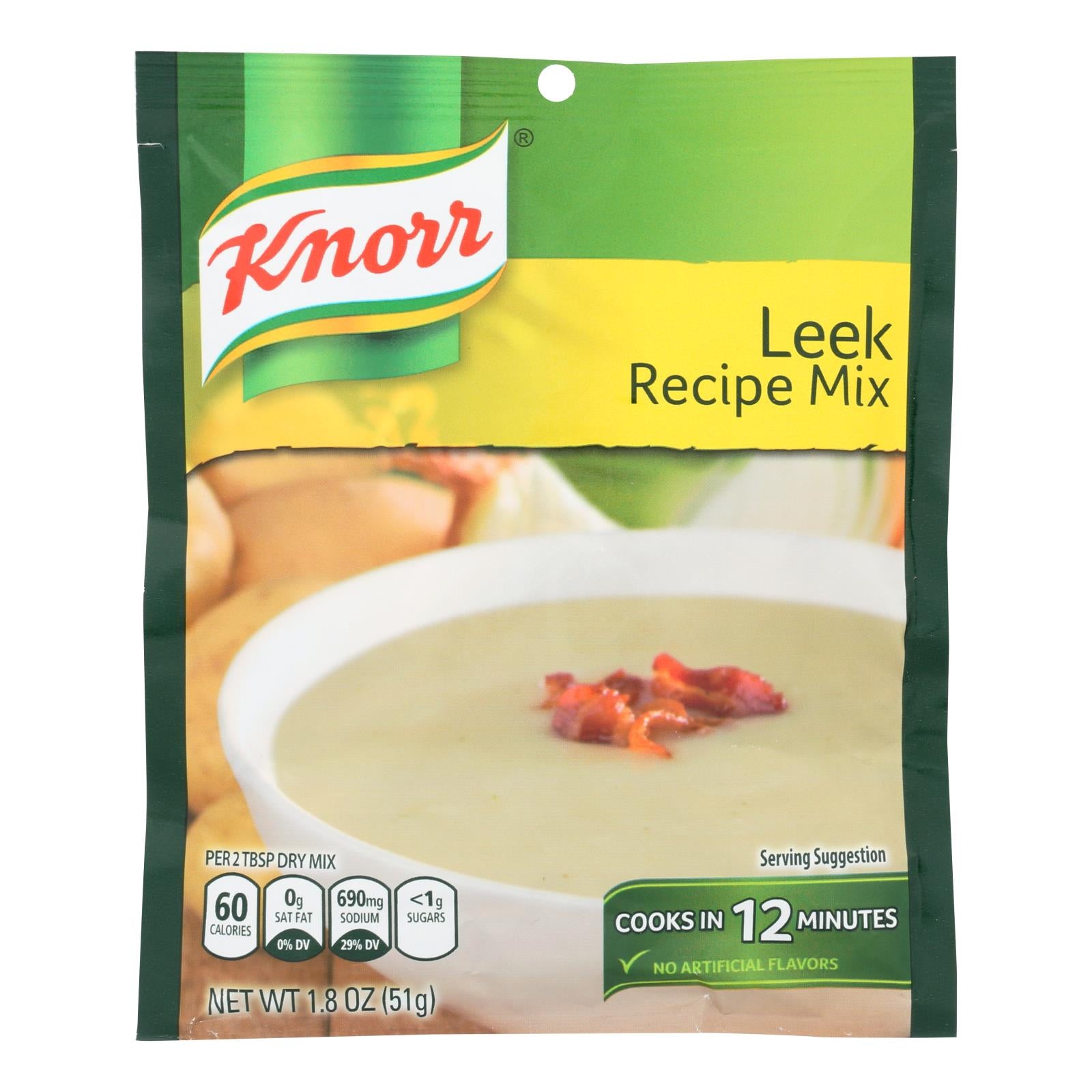 Knorr, Knorr Recipe Mixes - Leek - Case of 12 - 1.8 oz. (Pack of 12)