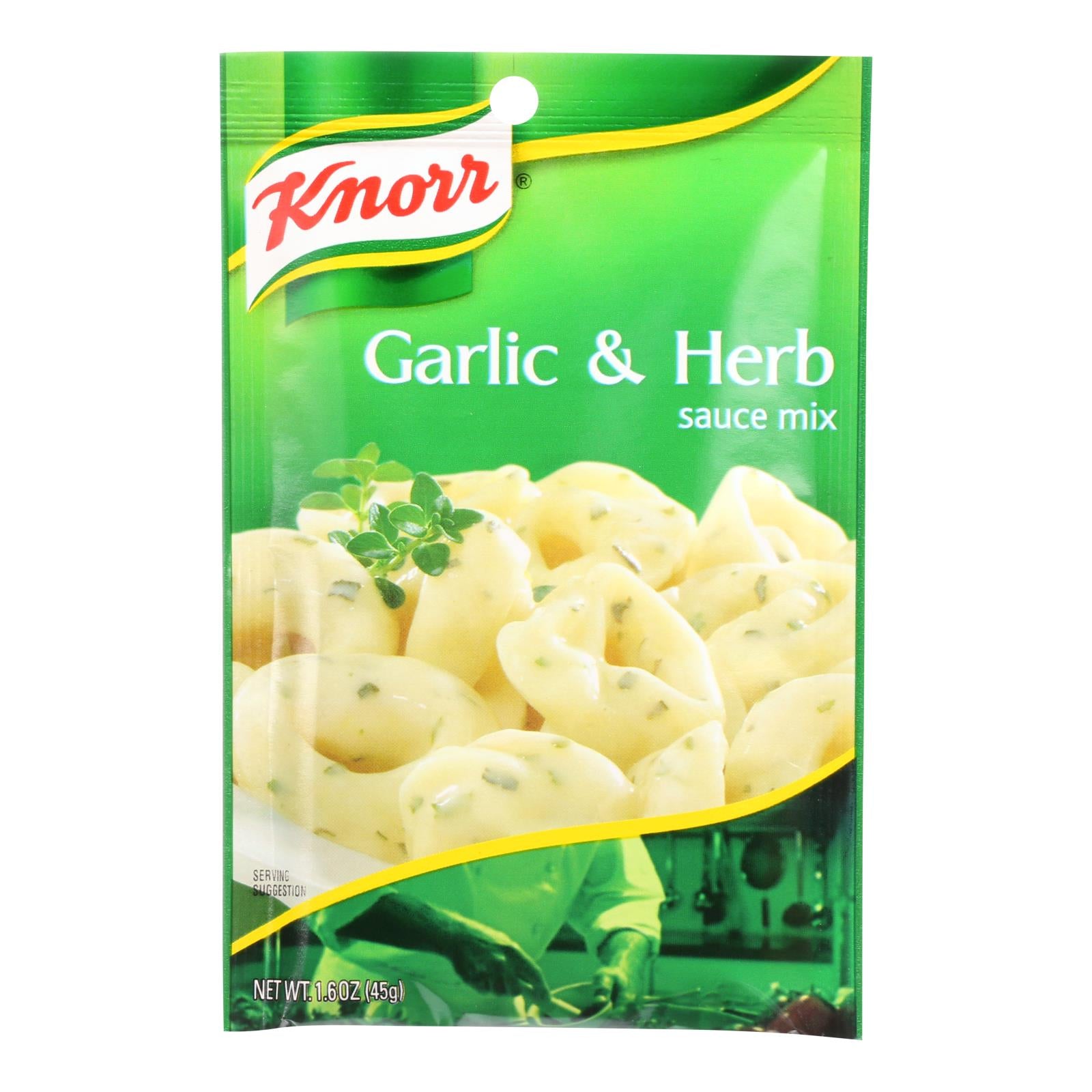 Knorr, Knorr Sauce Mix - Garlic and Herb - 1.6 oz - Case of 12 (Pack of 12)