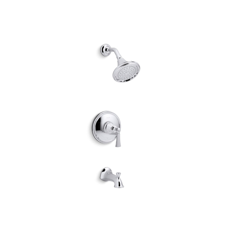 KOHLER CO, Kohler 1-Handle Polished Chrome Tub and Shower Faucet