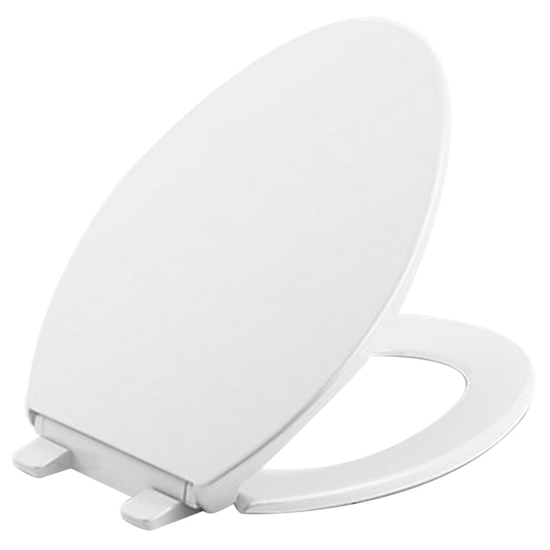 KOHLER CO, Kohler Brevia Slow Close Elongated White Plastic Toilet Seat