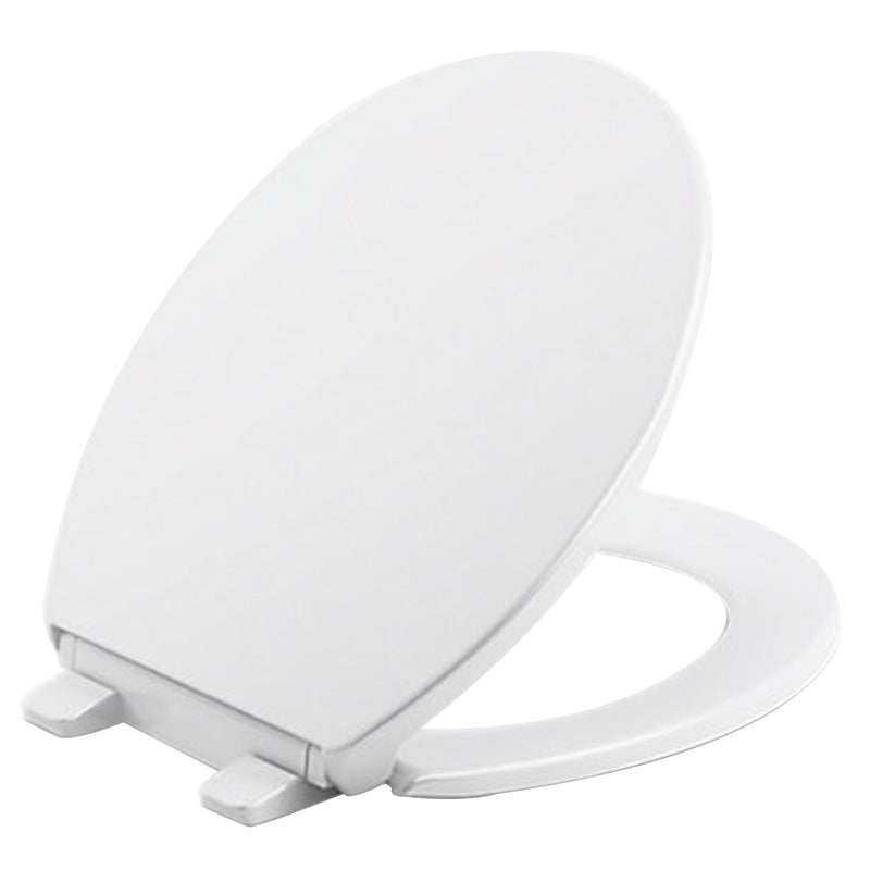 KOHLER CO, Kohler Brevia Slow Close Round White Plastic Toilet Seat