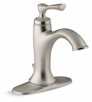 KOHLER CO, Kohler Brushed Nickel Bathroom Faucet 4 in.