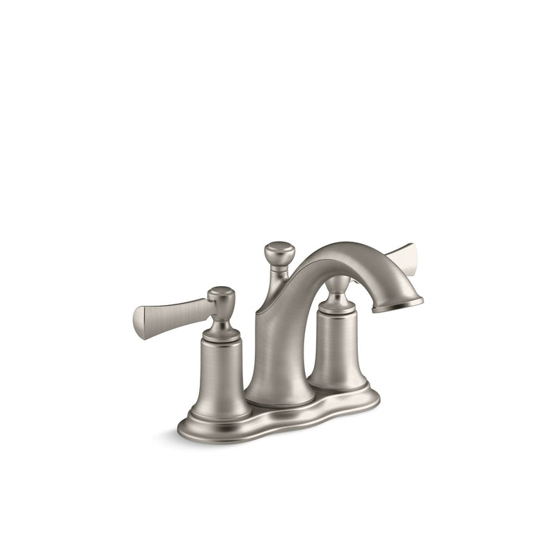 KOHLER CO, Kohler Brushed Nickel Bathroom Faucet 4 in.