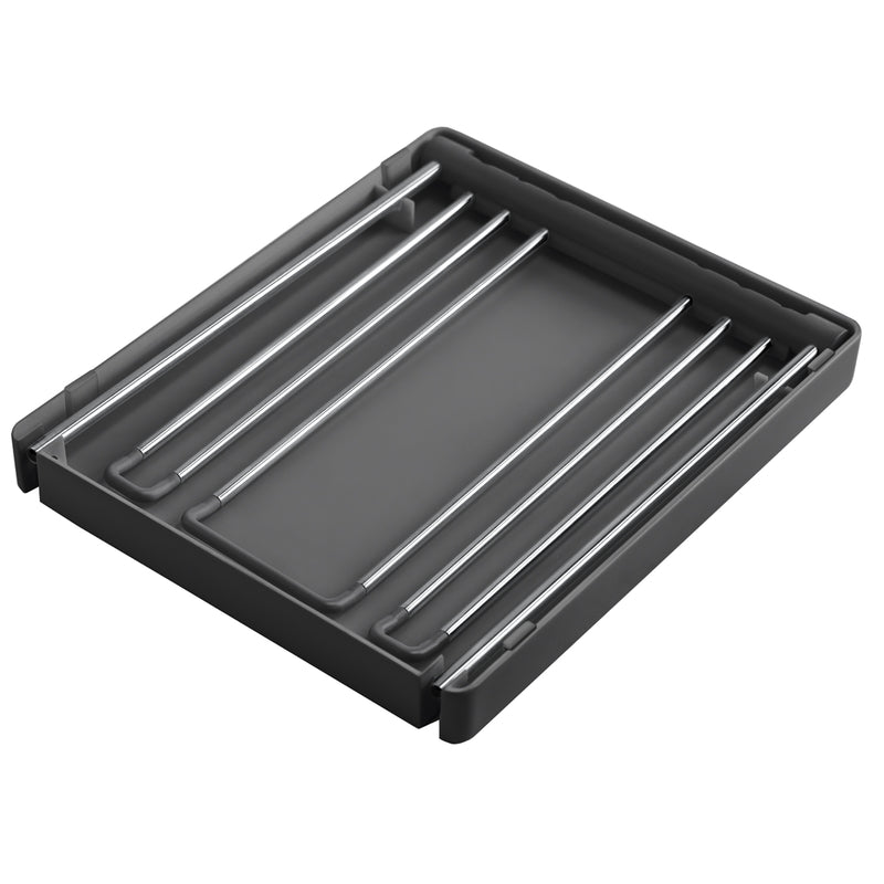 KOHLER CO, Kohler Charcoal Stainless Steel Glass Drying Rack