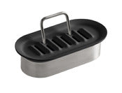 KOHLER CO, Kohler Charcoal/Stainless Steel Stainless Steel Sponge Caddy