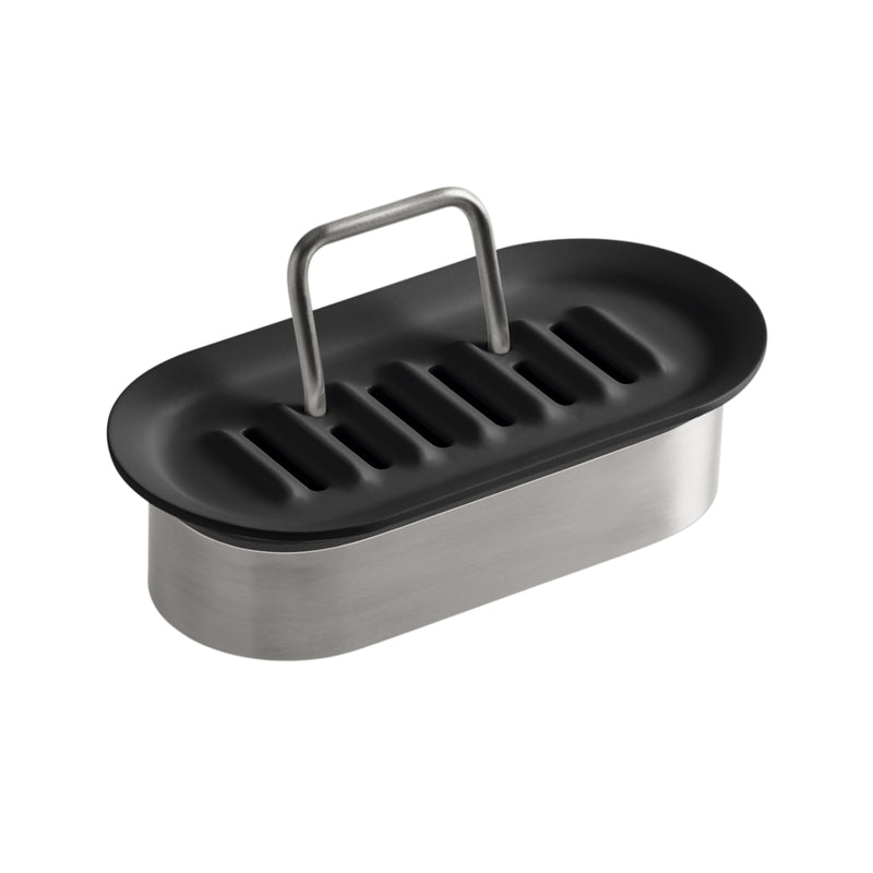 KOHLER CO, Kohler Charcoal/Stainless Steel Stainless Steel Sponge Caddy