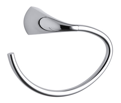 Kohler, Kohler Mistos Polish Chrome Silver Towel Ring Metal