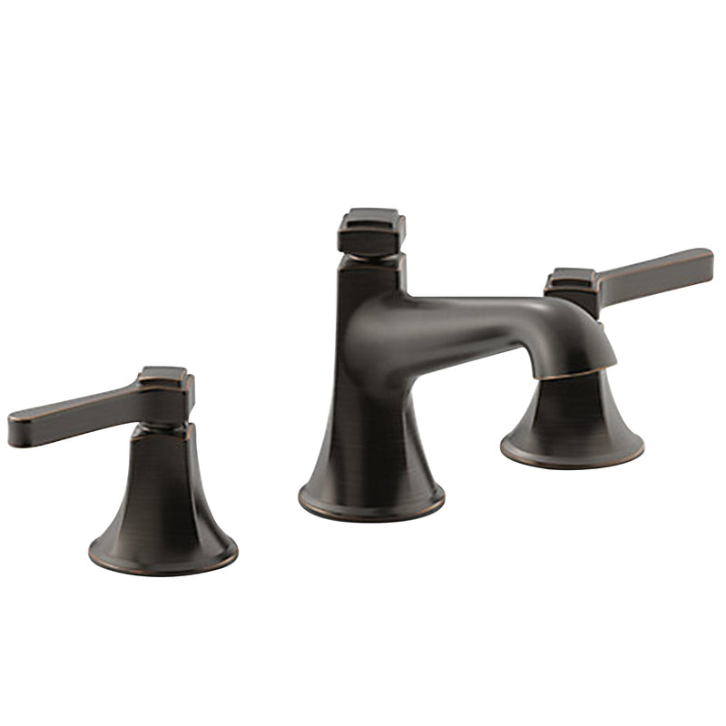 KOHLER CO, Kohler Oil Rubbed Bronze Widespread Bathroom Sink Faucet 8-16 in.