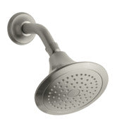 Sterling International Inc, Kohler R10282-G-Bn 5-1/2 X 4-11/16 Brushed Nickel Forte Single Function Showerhead