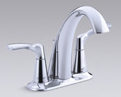 Sterling International Inc, Kohler R37024-4d1-Cp 4 Polished Chrome Mistos Two Handle Centerset Lavatory Faucet