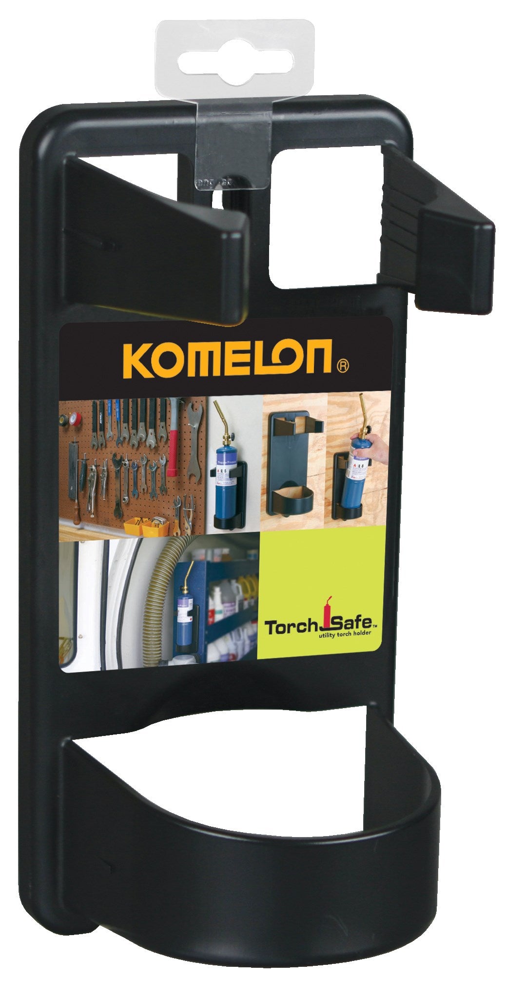 KOMELON USA CORP, Komelon 10 in. H X 4.25 in. W X 4 in. D Black Plastic Utility Torch Holder