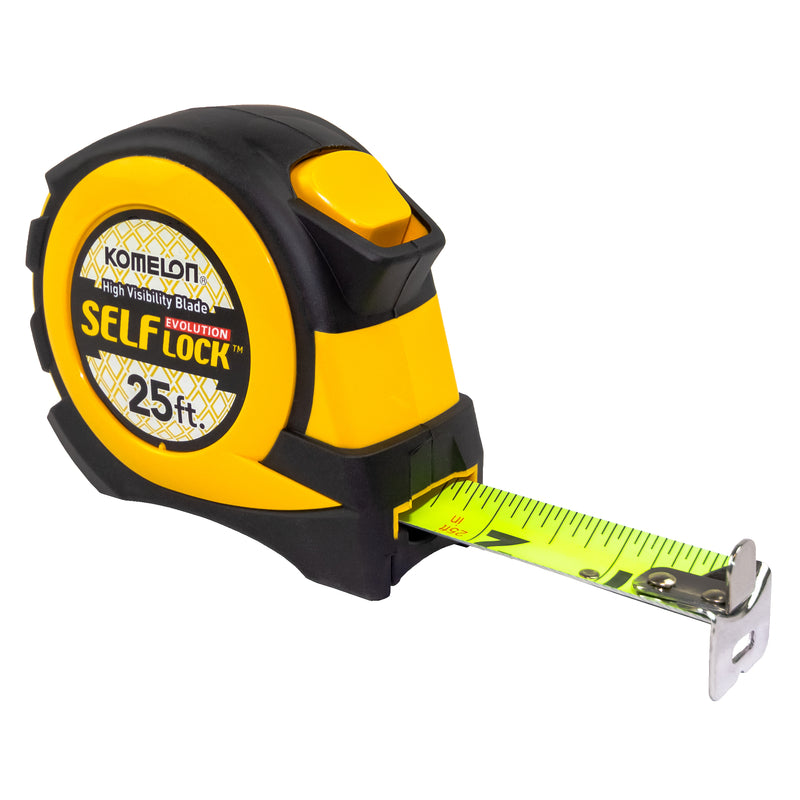 KOMELON USA CORP, Komelon 25 ft. L X 1 in. W Auto Lock Tape Measure