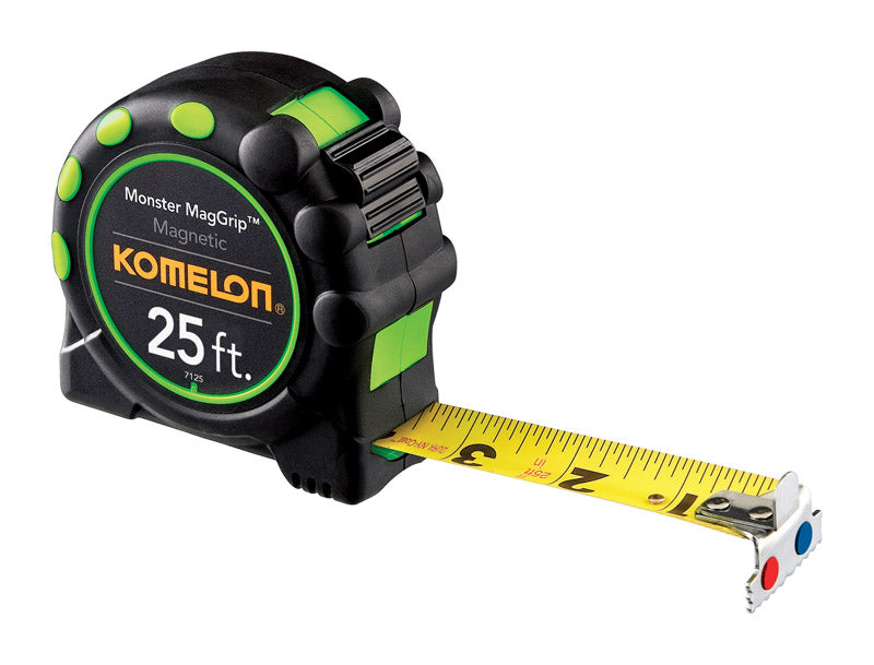 KOMELON USA CORP, Komelon MagGrip Pro 25 ft. L X 1 in. W Magnetic Tape Measure 1 pk