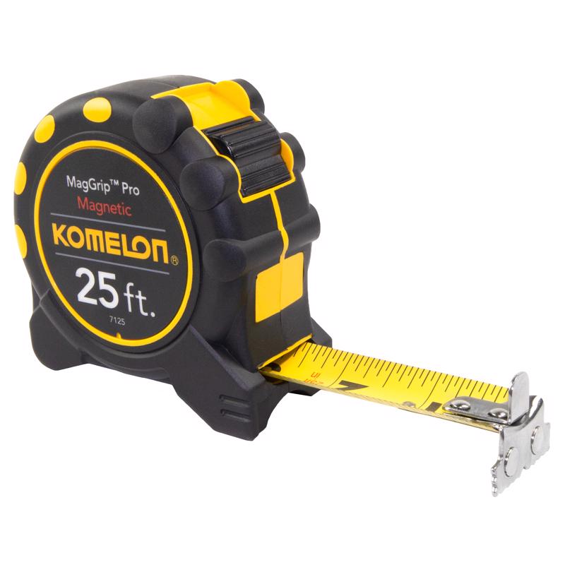 KOMELON USA CORP, Komelon MagGrip Pro 25 ft. L X 1 in. W Magnetic Tape Measure 1 pk