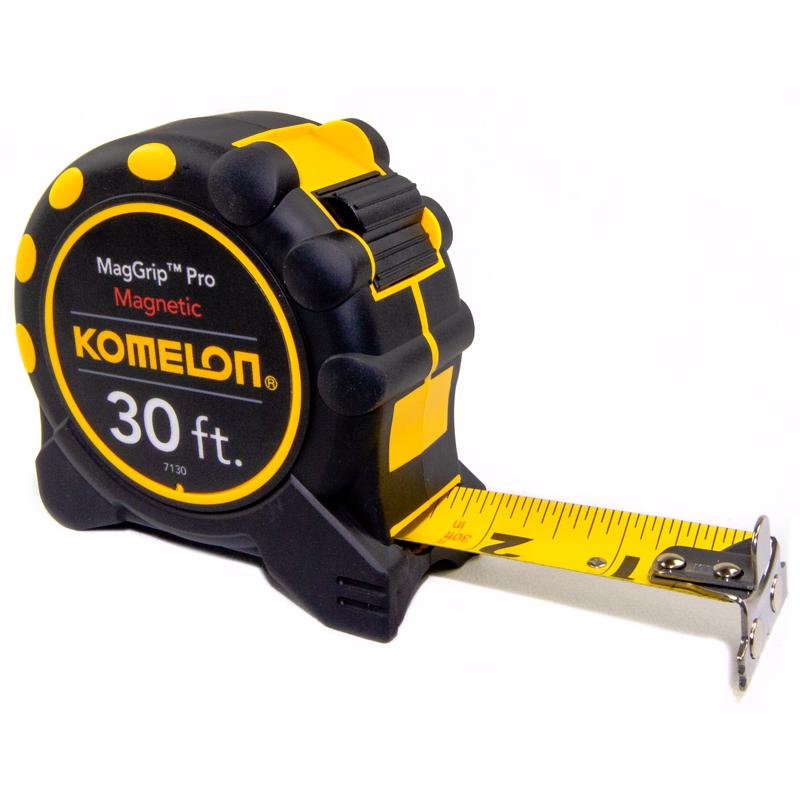 KOMELON USA CORP, Komelon MagGrip Pro 30 ft. L X 1 in. W Magnetic Tape Measure 1 pk