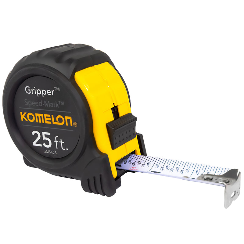 KOMELON USA CORP, Komelon Speed Mark Gripper 25 ft. L X 1 in. W Tape Measure 1 pk