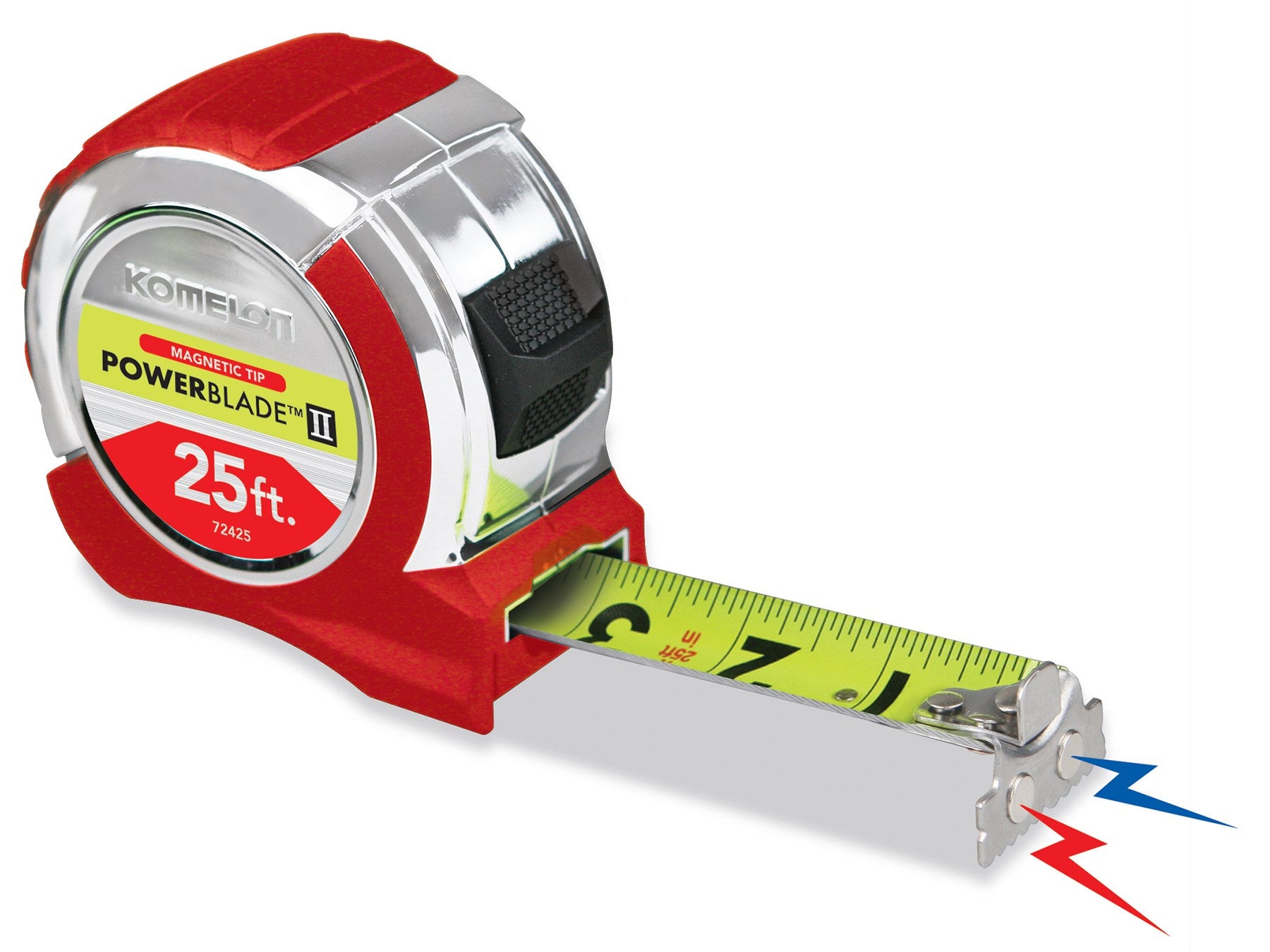 Komelon USA, Komelon Usa 72425 1.06 X 25' Magnetic Powerblade Ii Tape Rule