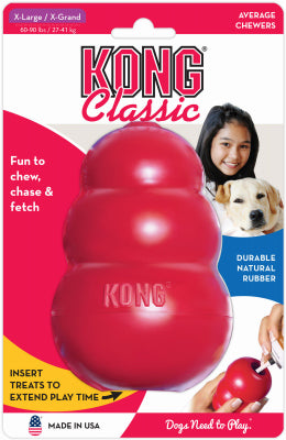 BOSS PET PRODUCTS INC, Kong Red Rubber Chew Dog Toy Extra Large 1 pk