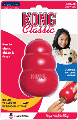 BOSS PET PRODUCTS INC, Kong Red Rubber Dog Toy Large 1 pk