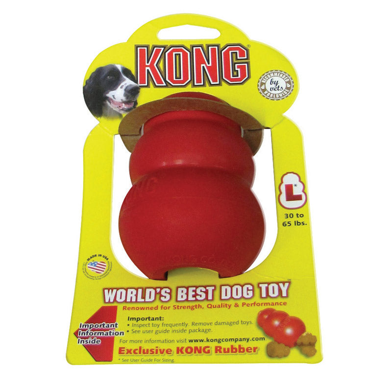 BOSS PET PRODUCTS INC, Kong Red Rubber Dog Toy Large 1 pk