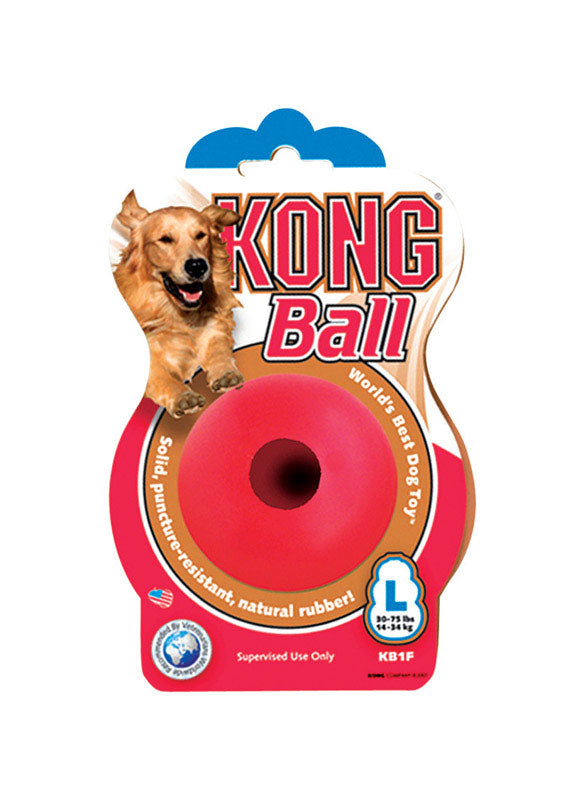 BOSS PET PRODUCTS INC, Kong Red Rubber Rubber Ball Large 1 pk