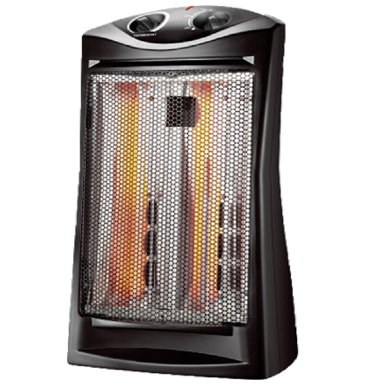 ACE TRADING - KW1, Konwin Black Plastic 12.5A 120V 1500W 500 sq. ft. Heating Area Electric Infrared Portable Heater