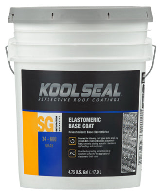 THE SHERWIN-WILLIAMS COMPANY, Kool Seal Gray Acrylic Roof Coating 5 gal