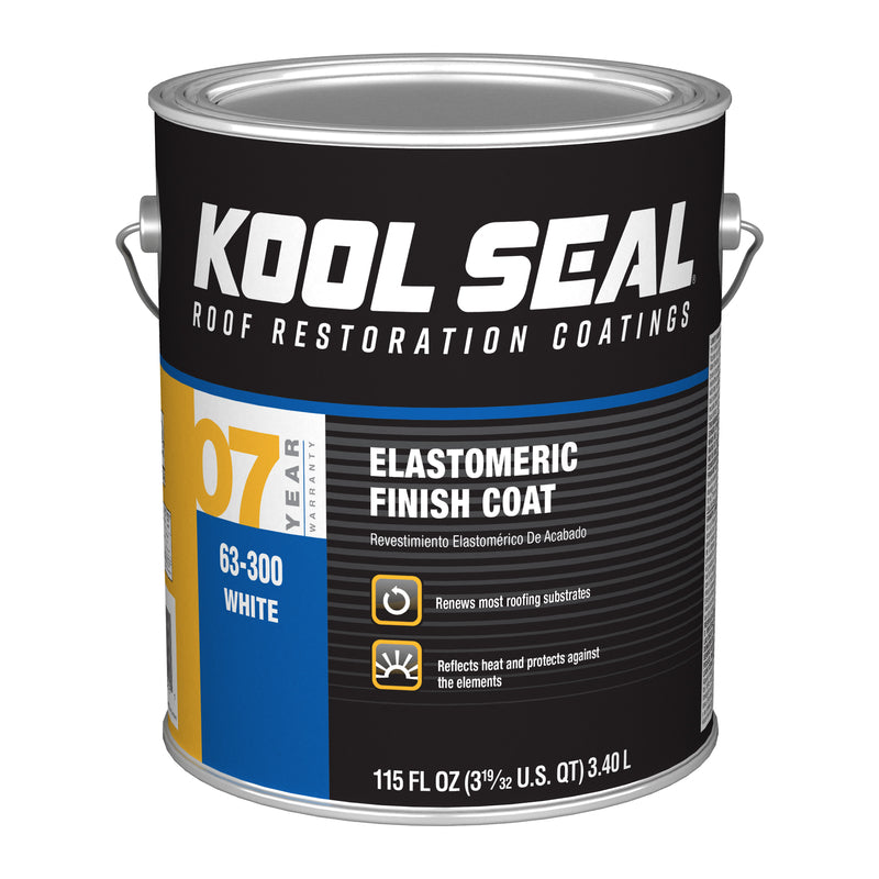 THE SHERWIN-WILLIAMS COMPANY, Kool Seal White Acrylic Roof Coating 1 gal (Pack of 4)