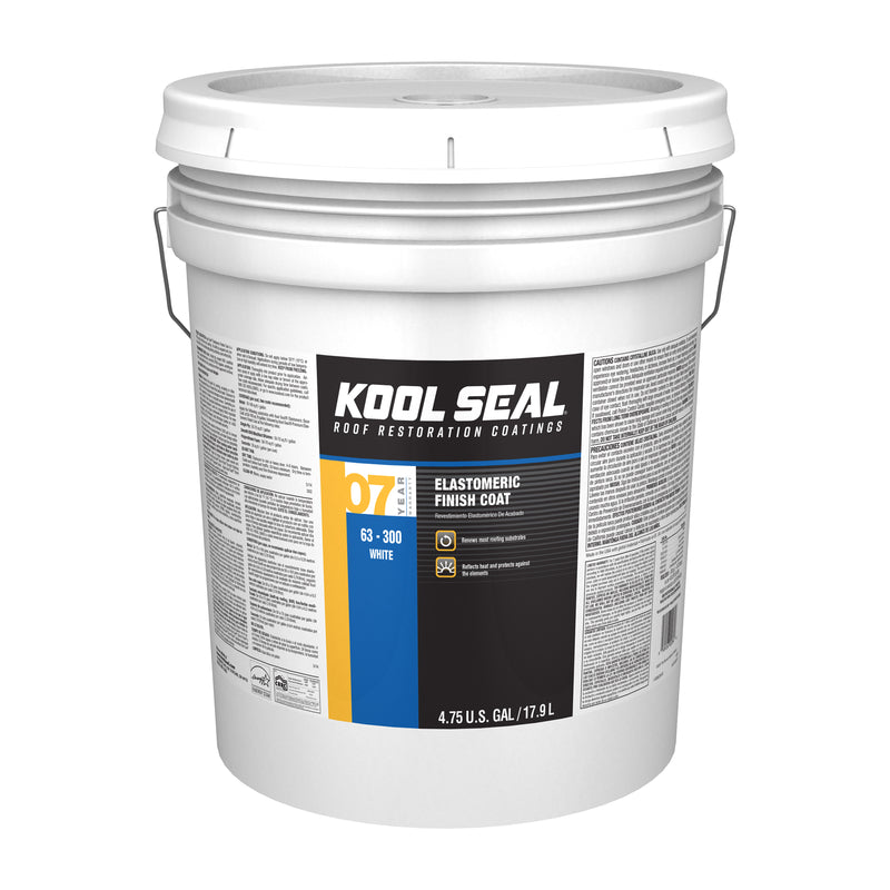 THE SHERWIN-WILLIAMS COMPANY, Kool Seal White Acrylic Roof Coating 5 gal