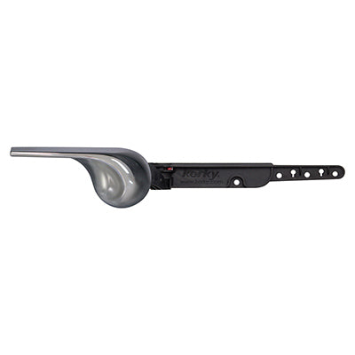 LAVELLE INDUSTRIES, Korky Strong Arm Flush Handle Black Chrome For Universal