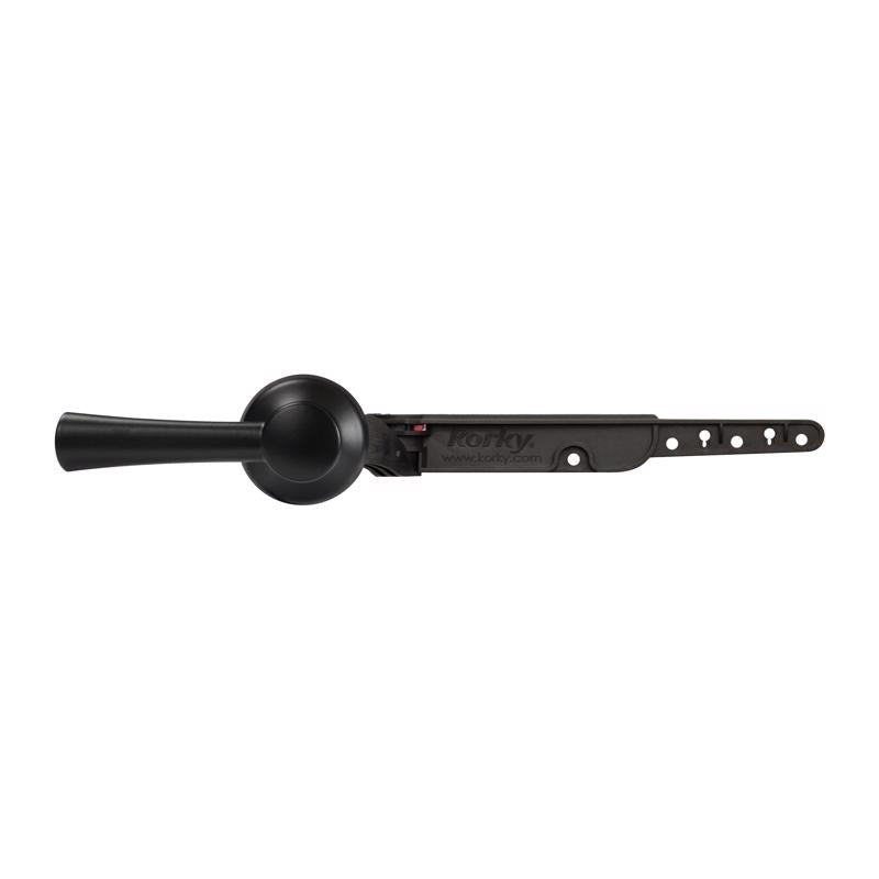 LAVELLE INDUSTRIES, Korky StrongARM Flush Lever Black Matte Metal For Universal