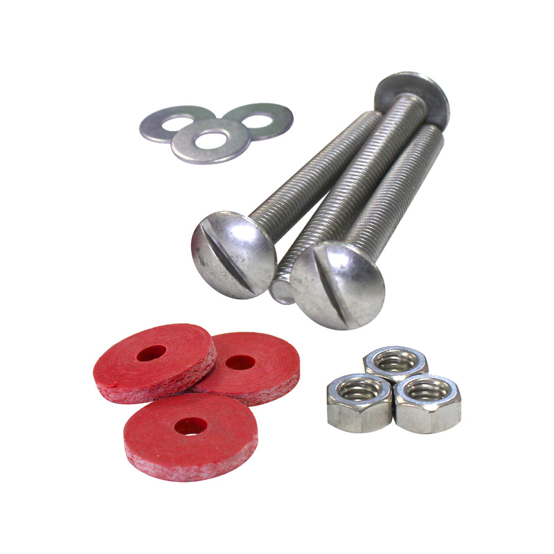 LAVELLE INDUSTRIES, Korky Tank to Bowl Kit Stainless Steel For Universal