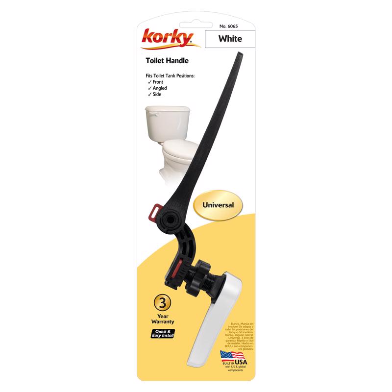 LAVELLE INDUSTRIES, Korky Toilet Handle White For Universal