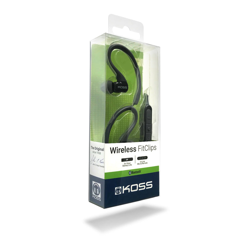 KOSS CORPORATION, Koss Wireless Bluetooth FitClips Headphones 1 pk