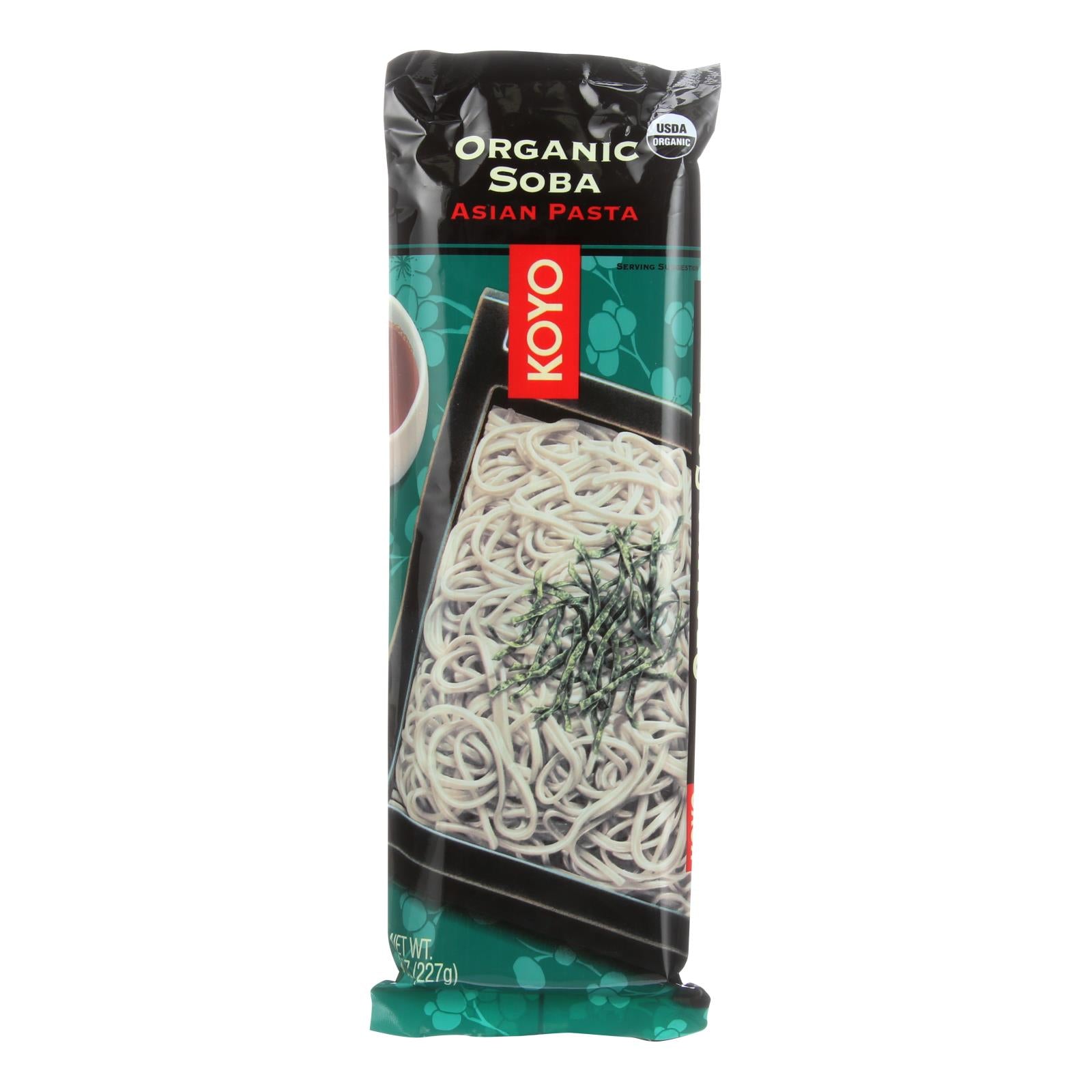 Koyo, Koyo Organic Soba Noodles - Case of 12 - 8 OZ (Pack of 12)