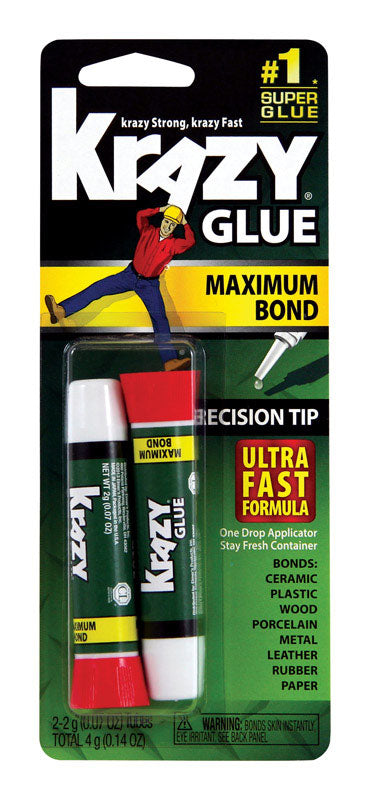 NEWELL BRANDS DISTRIBUTION LLC, Krazy Glue High Strength Polyvinyl acetate homopolymer Advanced Formula Gel 14 oz