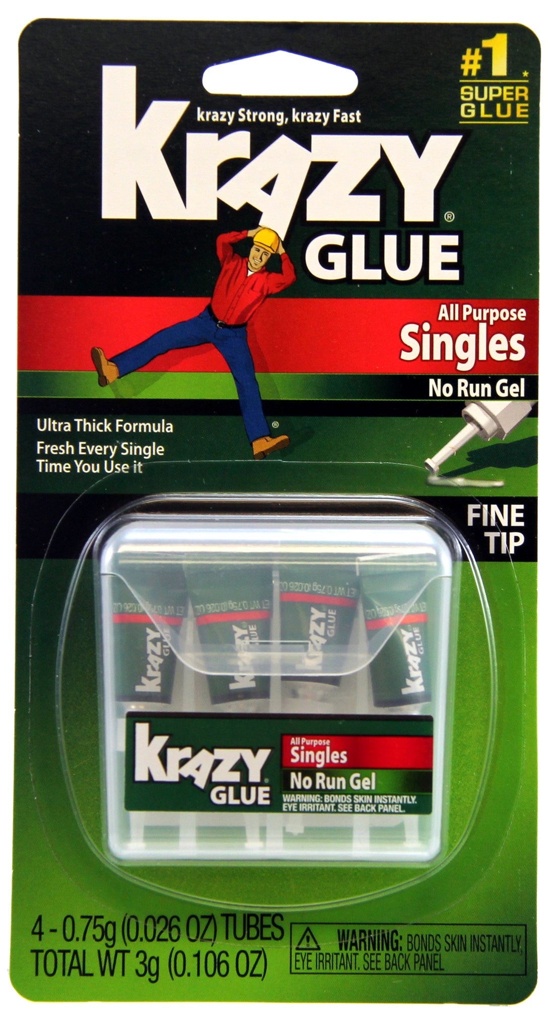 NEWELL BRANDS DISTRIBUTION LLC, Krazy Glue High Strength Super Glue 0.75 gm