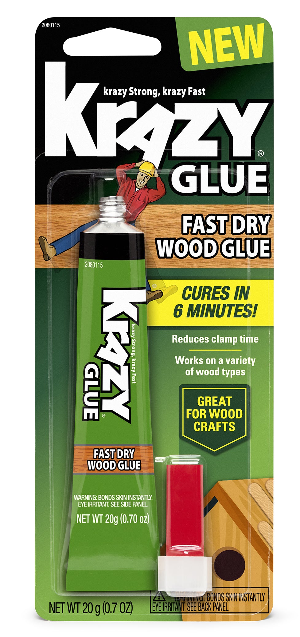 NEWELL BRANDS DISTRIBUTION LLC, Krazy Glue Wood Glue 0.7 oz